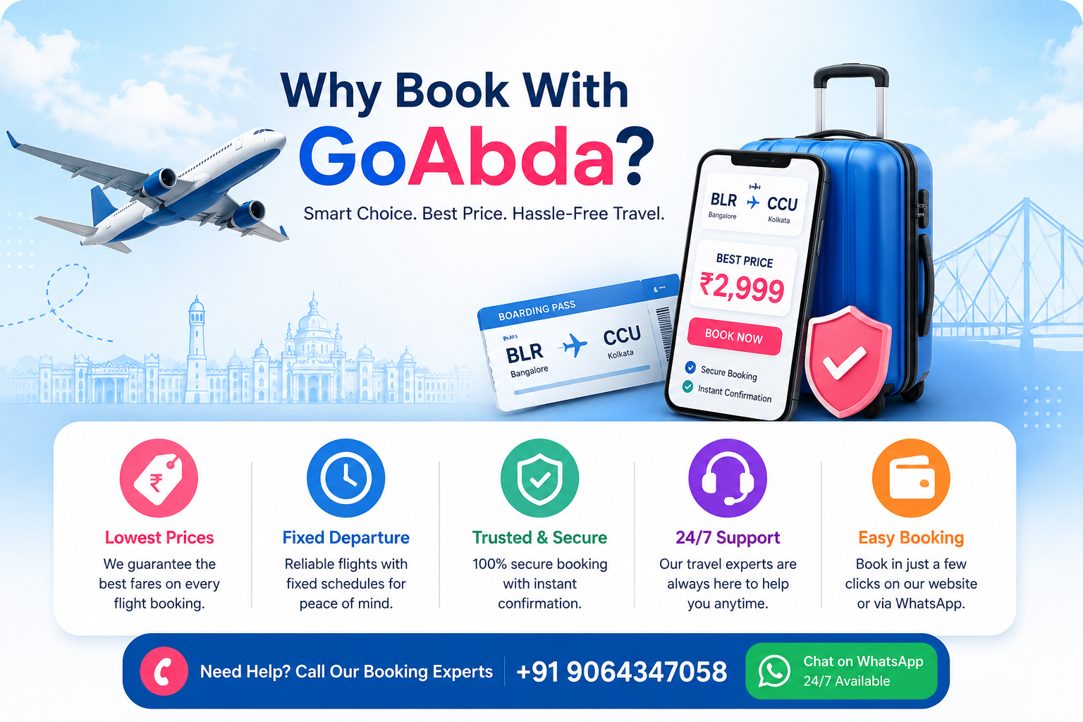 Kolkata Bangalore flights